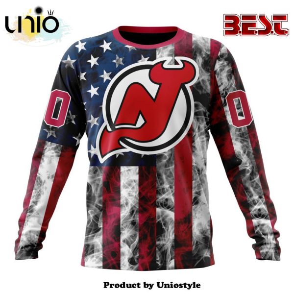 NHL New Jersey Devils Special Design For Independence Day The Fourth Of July Hoodie