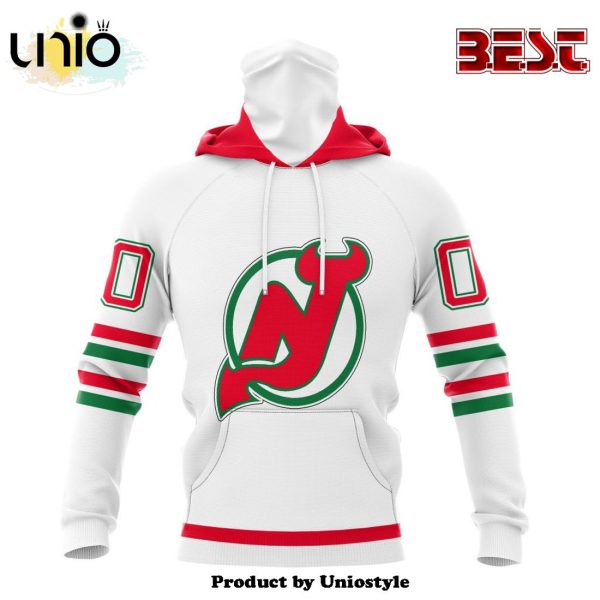 NHL New Jersey Devils Special Whiteout Hoodie Design