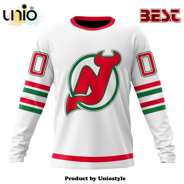 NHL New Jersey Devils Special Whiteout Hoodie Design