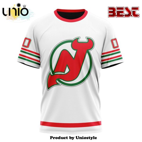 NHL New Jersey Devils Special Whiteout Hoodie Design