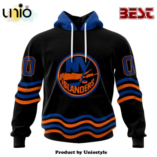 NHL New York Islanders Special Blackout Hoodie Design