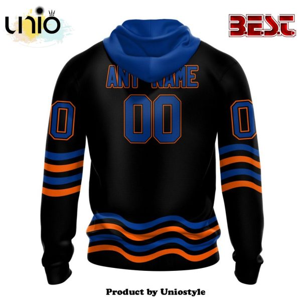 NHL New York Islanders Special Blackout Hoodie Design