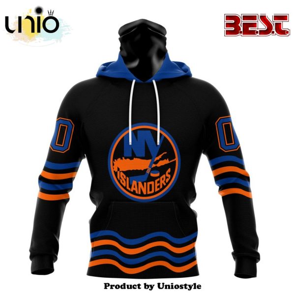 NHL New York Islanders Special Blackout Hoodie Design