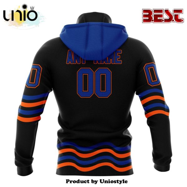 NHL New York Islanders Special Blackout Hoodie Design