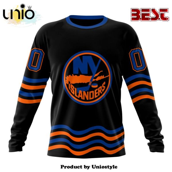 NHL New York Islanders Special Blackout Hoodie Design