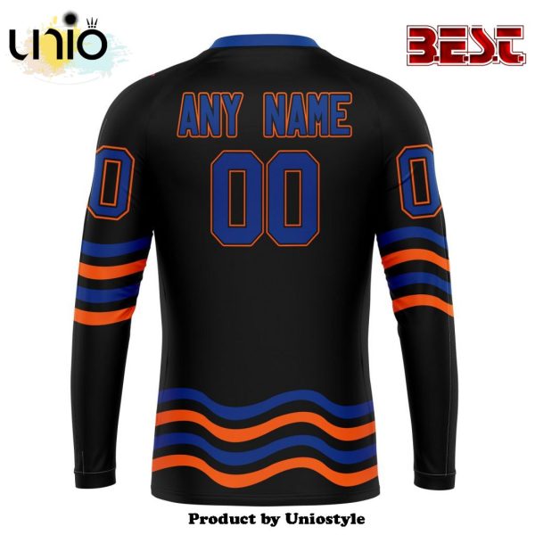 NHL New York Islanders Special Blackout Hoodie Design