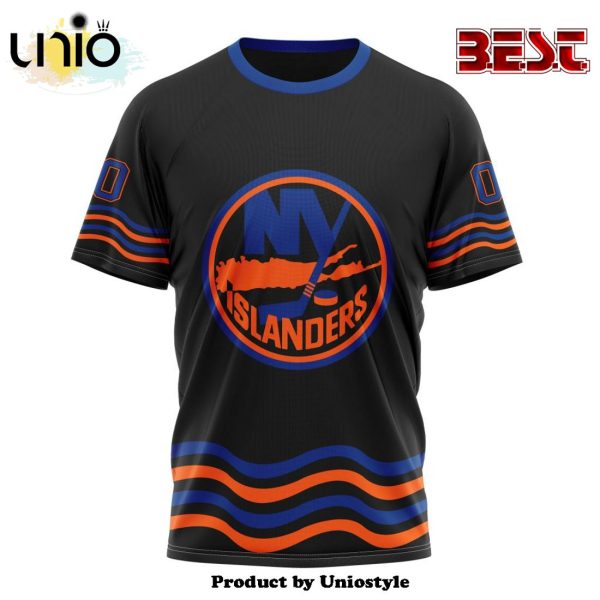 NHL New York Islanders Special Blackout Hoodie Design