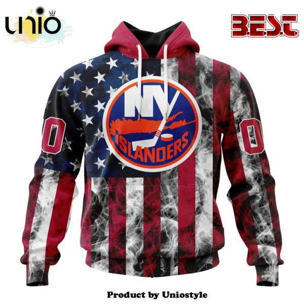 NHL New York Islanders Special Design For Independence Day The Fourth Of July Hoodie