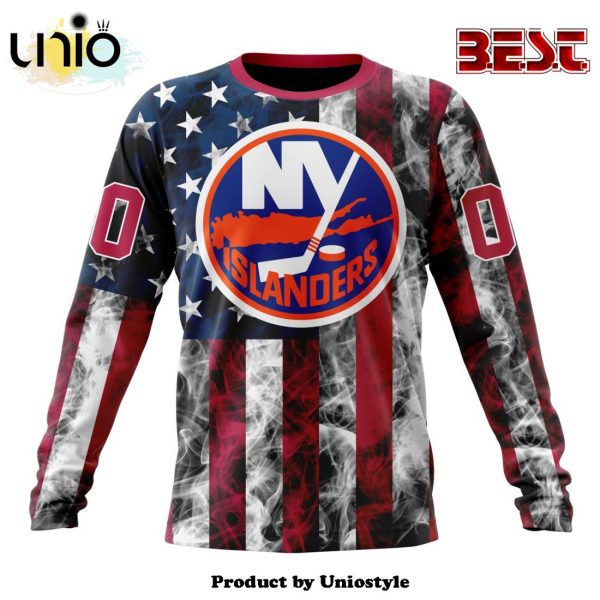 NHL New York Islanders Special Design For Independence Day The Fourth Of July Hoodie