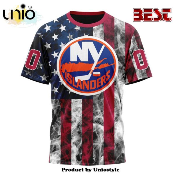 NHL New York Islanders Special Design For Independence Day The Fourth Of July Hoodie