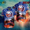 NHL New York Rangers Premium Design Hawaiian Button Shirt