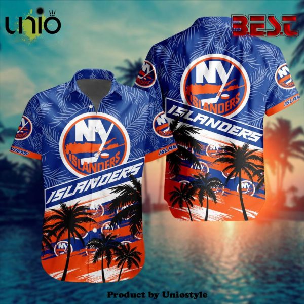 NHL New York Islanders Special Design Hawaiian Button Shirt