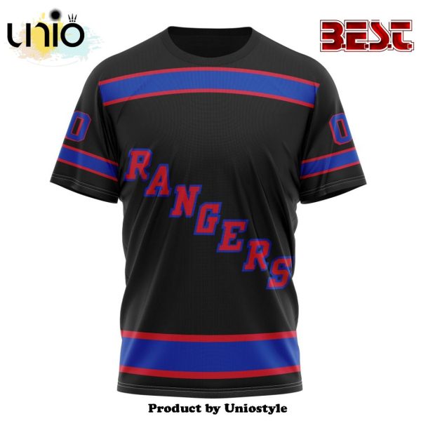 NHL New York Rangers Special Blackout Hoodie Design