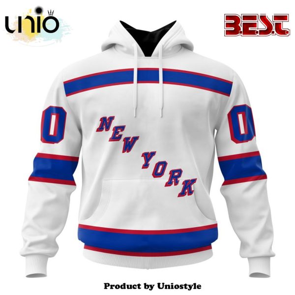 NHL New York Rangers Special Whiteout Hoodie Design