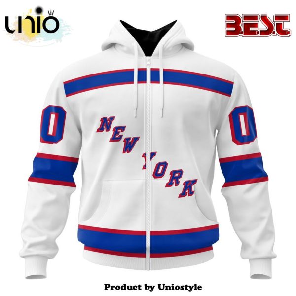 NHL New York Rangers Special Whiteout Hoodie Design