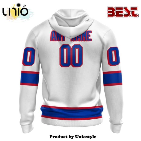 NHL New York Rangers Special Whiteout Hoodie Design