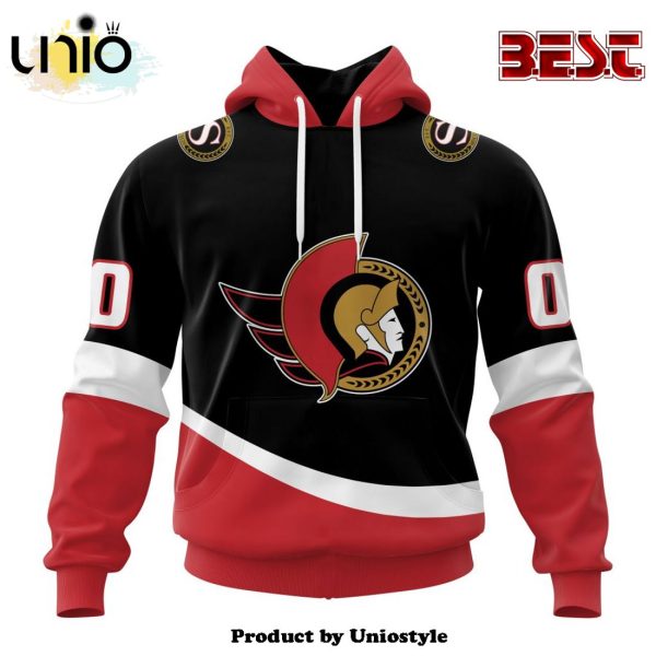 NHL Ottawa Senators Personalized Alternate Concepts Kits Hoodie