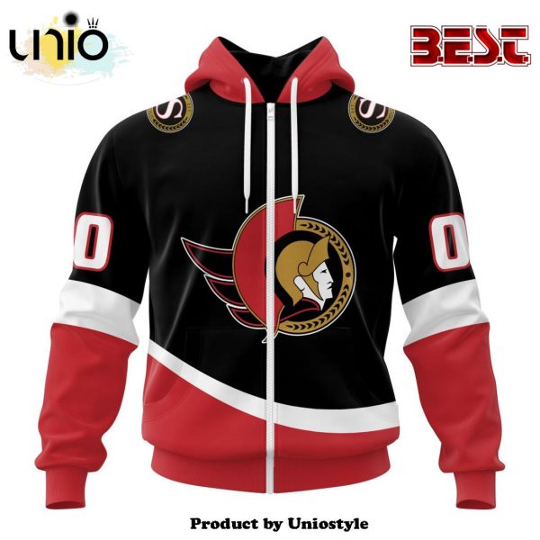 NHL Ottawa Senators Personalized Alternate Concepts Kits Hoodie