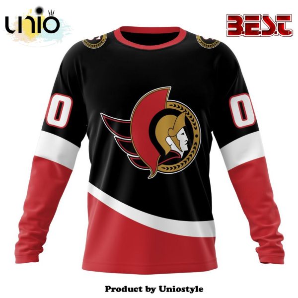 NHL Ottawa Senators Personalized Alternate Concepts Kits Hoodie