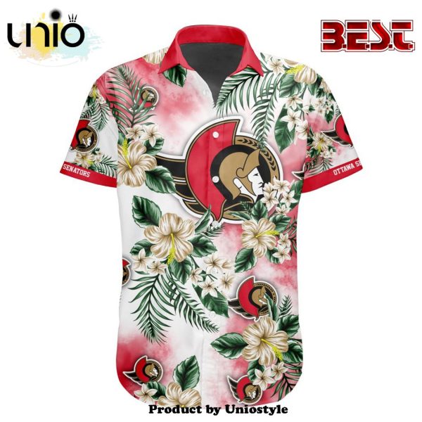 NHL Ottawa Senators Premium Design Hawaiian Button Shirt