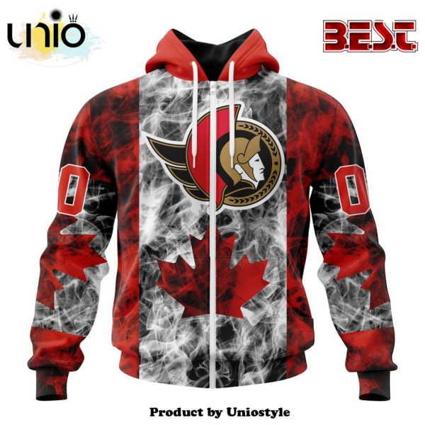 NHL Ottawa Senators Special Design For Canada Day Hoodie