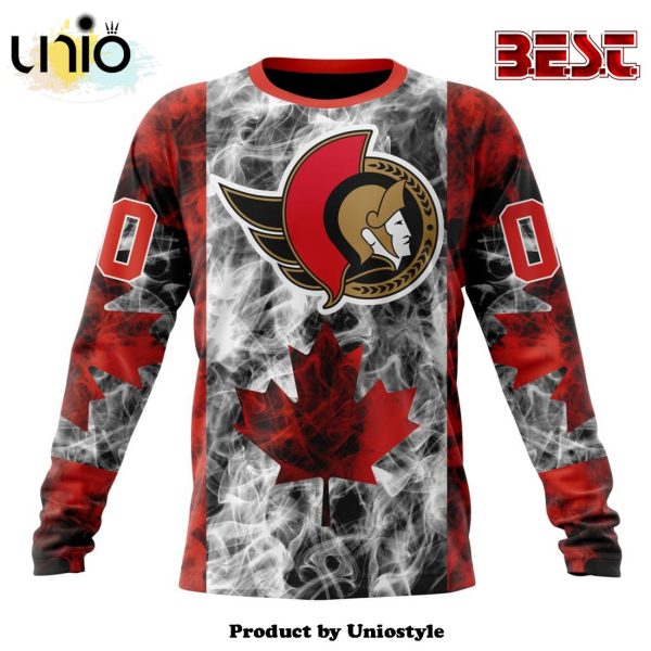 NHL Ottawa Senators Special Design For Canada Day Hoodie