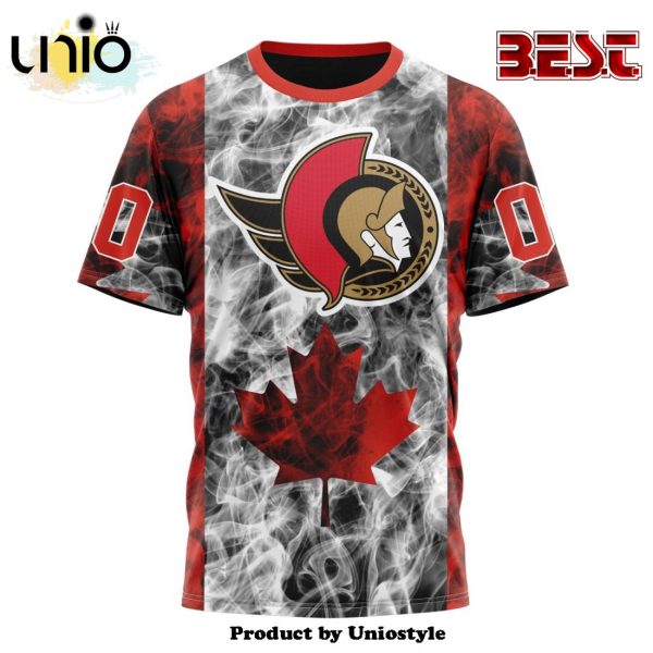 NHL Ottawa Senators Special Design For Canada Day Hoodie