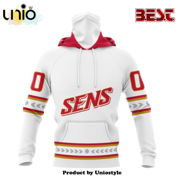 NHL Ottawa Senators Special Whiteout Hoodie Design