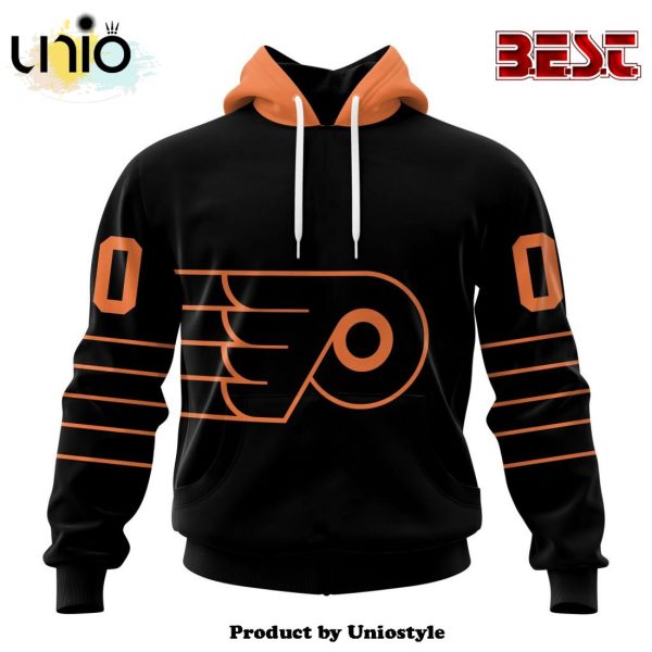 NHL Philadelphia Flyers Special Blackout Hoodie Design