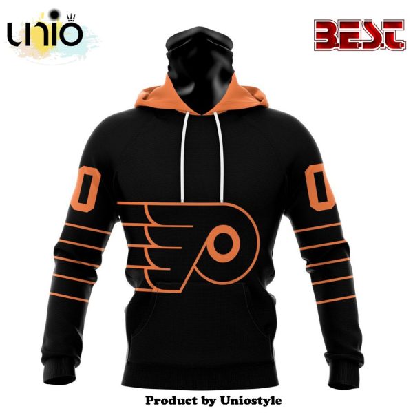 NHL Philadelphia Flyers Special Blackout Hoodie Design