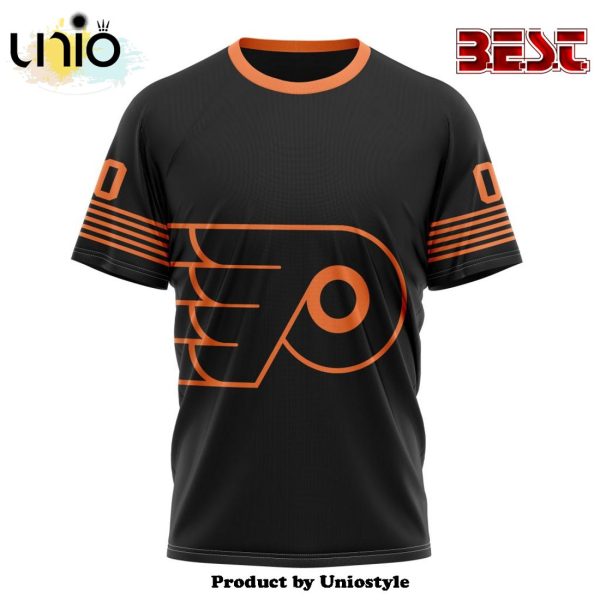 NHL Philadelphia Flyers Special Blackout Hoodie Design