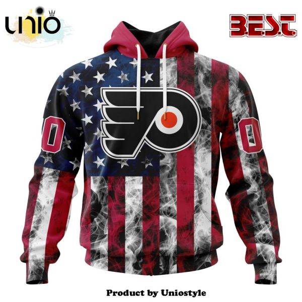 NHL Philadelphia Flyers Special Design For Independence Day The Fourth Of July Hoodie