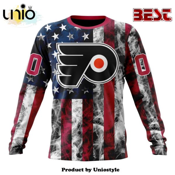 NHL Philadelphia Flyers Special Design For Independence Day The Fourth Of July Hoodie