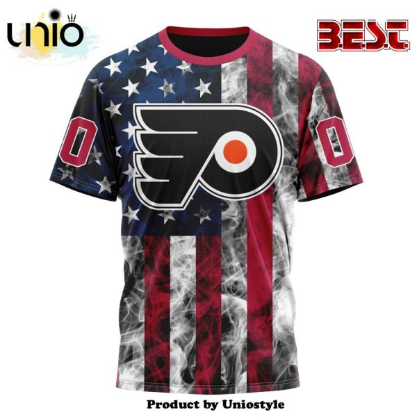 NHL Philadelphia Flyers Special Design For Independence Day The Fourth Of July Hoodie