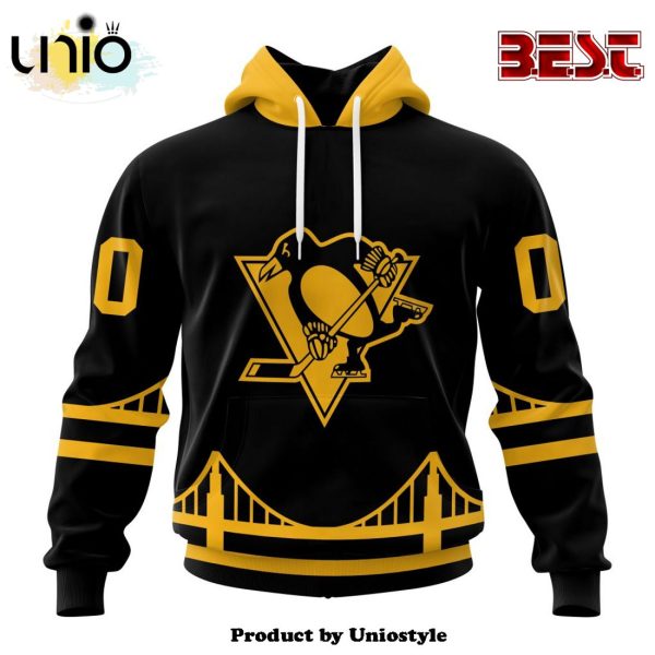 NHL Pittsburgh Penguins Special Blackout Hoodie Design