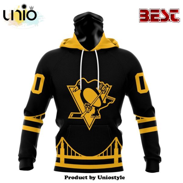 NHL Pittsburgh Penguins Special Blackout Hoodie Design