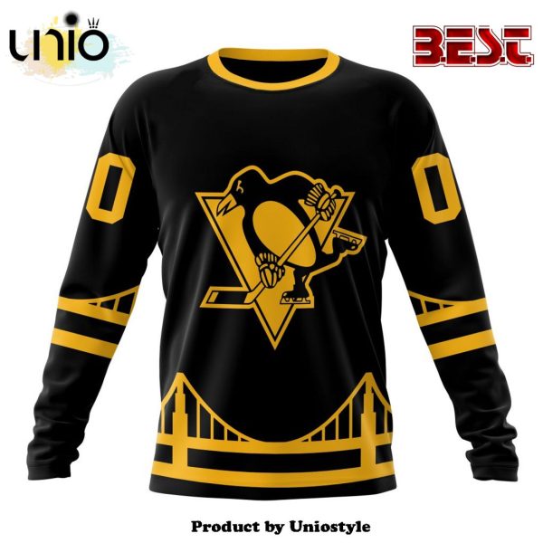 NHL Pittsburgh Penguins Special Blackout Hoodie Design