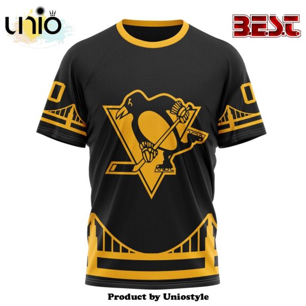 NHL Pittsburgh Penguins Special Blackout Hoodie Design