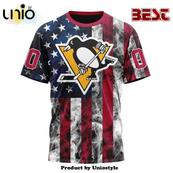 NHL Pittsburgh Penguins Special Design For Independence Day The Fourth Of July Hoodie