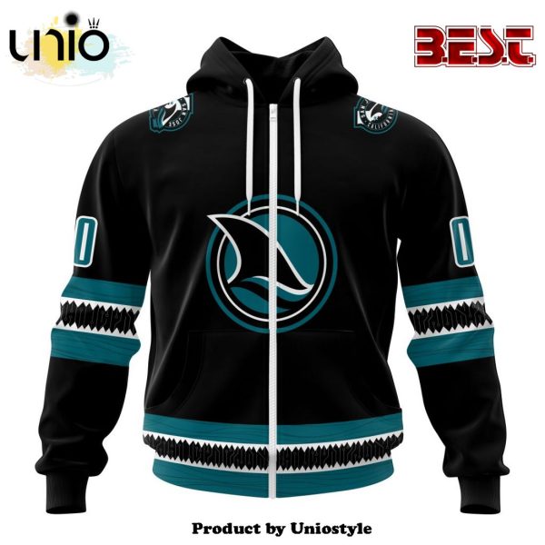 NHL San Jose Sharks Personalized Alternate Concepts Kits Hoodie