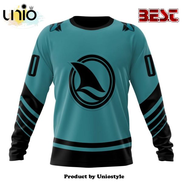 NHL San Jose Sharks Special Two-tone Hoodie Design