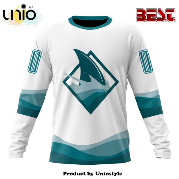 NHL San Jose Sharks Special Whiteout Hoodie Design