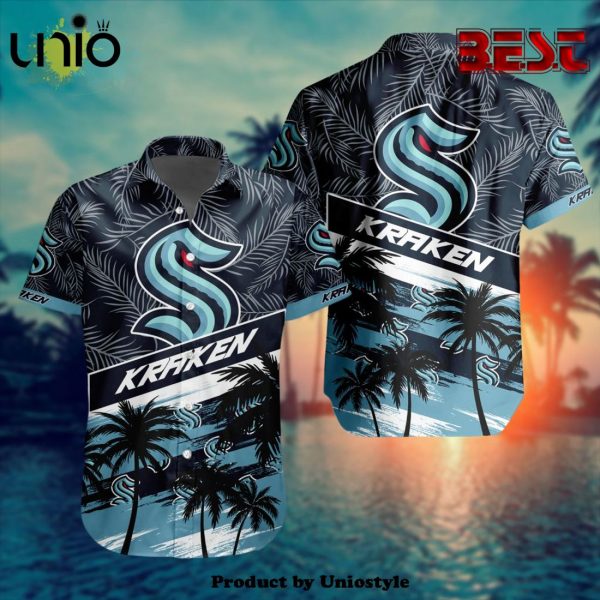 NHL Seattle Kraken Special Design Hawaiian Button Shirt