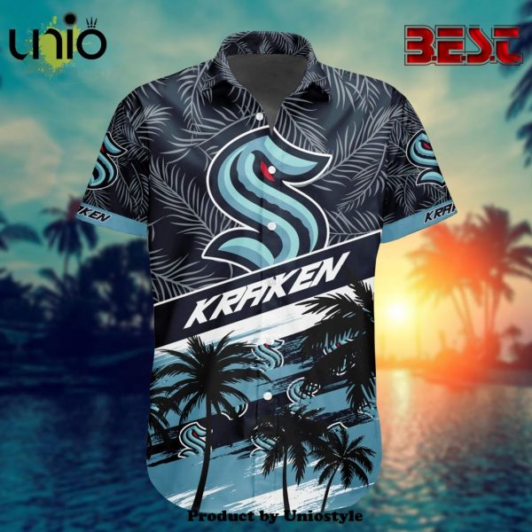 NHL Seattle Kraken Special Design Hawaiian Button Shirt