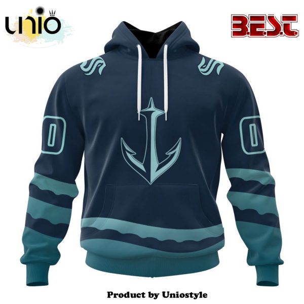 NHL Seattle Kraken Special Two-tone Hoodie Design