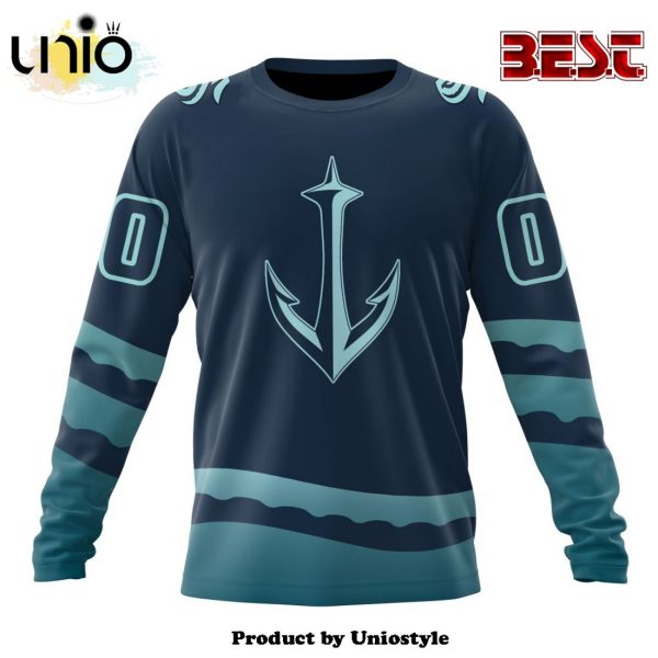 NHL Seattle Kraken Special Two-tone Hoodie Design