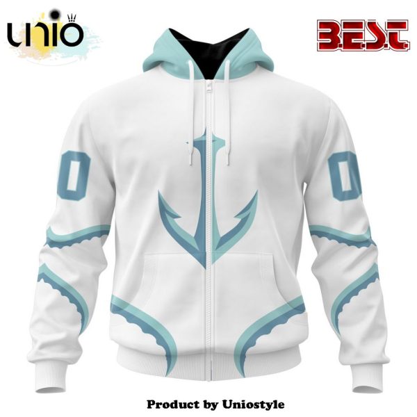 NHL Seattle Kraken Special Whiteout Hoodie Design