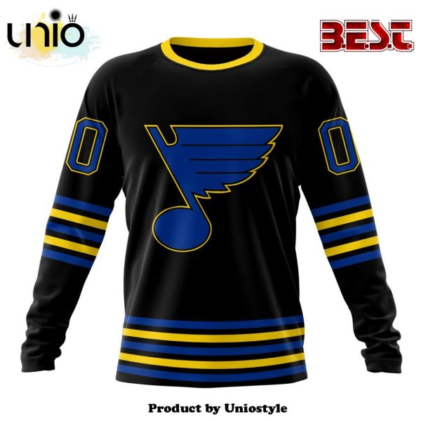 NHL St. Louis Blues Special Blackout Hoodie Design