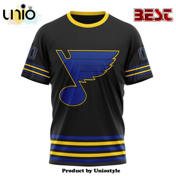 NHL St. Louis Blues Special Blackout Hoodie Design