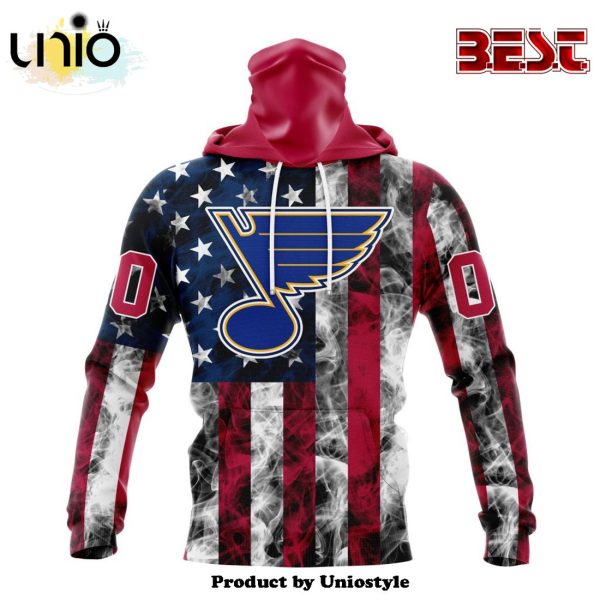 NHL St. Louis Blues Special Design For Independence Day The Fourth Of July Hoodie